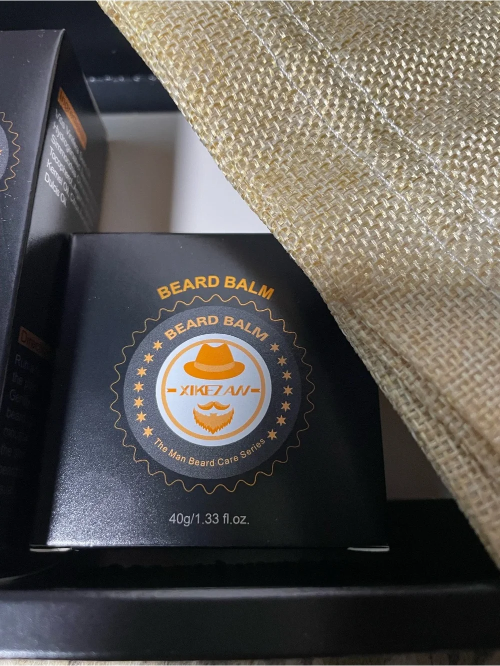 Beard Kit by XIKEZAN - Black & Gold Grooming Set